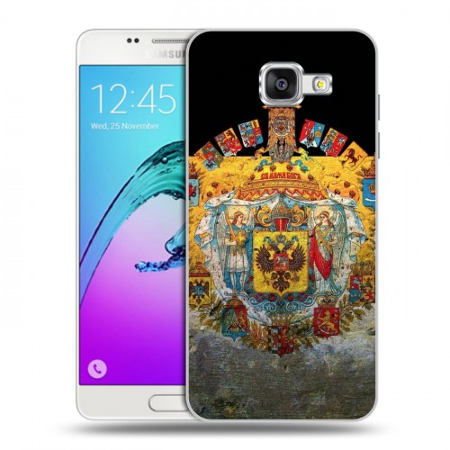 Дизайнерский силиконовый чехол для Samsung Galaxy A5 (2016) Российский флаг