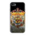 Дизайнерский силиконовый с усиленными углами чехол для Iphone 7 Российский флаг