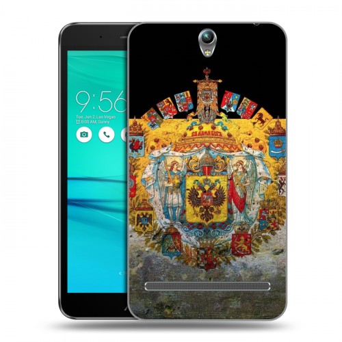 Дизайнерский пластиковый чехол для ASUS ZenFone Go ZB690KG Российский флаг