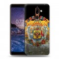 Дизайнерский пластиковый чехол для Nokia 7 Plus Российский флаг