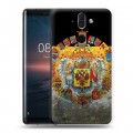 Дизайнерский пластиковый чехол для Nokia 8 Sirocco Российский флаг