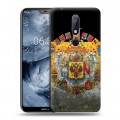 Дизайнерский пластиковый чехол для Nokia 6.1 Plus Российский флаг