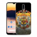 Дизайнерский пластиковый чехол для Nokia 2.3 Российский флаг