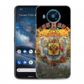 Дизайнерский силиконовый чехол для Nokia 8.3 Российский флаг