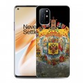 Дизайнерский пластиковый чехол для OnePlus 8T Российский флаг