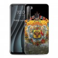 Дизайнерский силиконовый чехол для HTC Desire 20 Pro Российский флаг