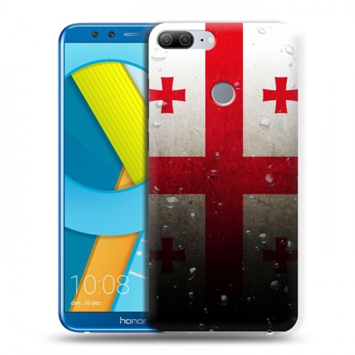 Дизайнерский пластиковый чехол для Huawei Honor 9 Lite Флаг Грузии