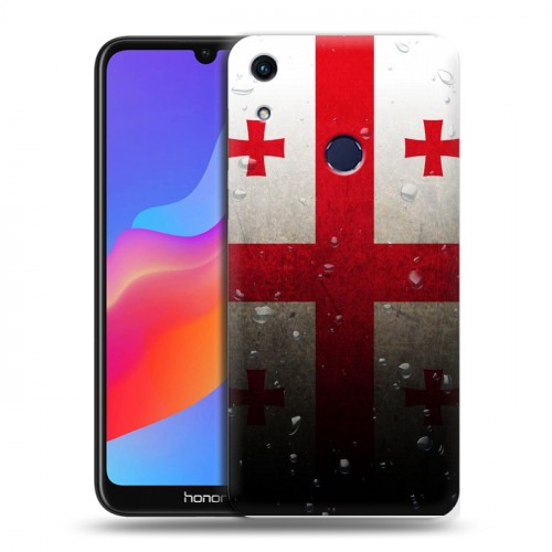 Дизайнерский пластиковый чехол для Huawei Honor 8A Флаг Грузии