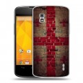 Дизайнерский пластиковый чехол для LG Google Nexus 4 Флаг Грузии