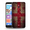 Дизайнерский пластиковый чехол для Nokia Lumia 1320 Флаг Грузии