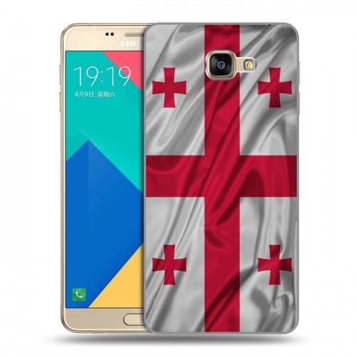 Дизайнерский силиконовый чехол для Samsung Galaxy A9 Флаг Грузии