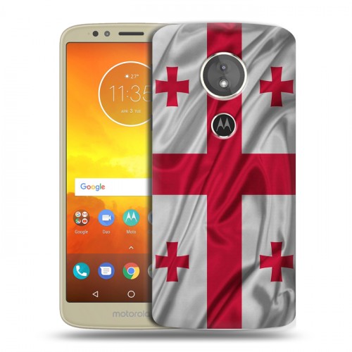 Дизайнерский силиконовый чехол для Motorola Moto E5 Флаг Грузии