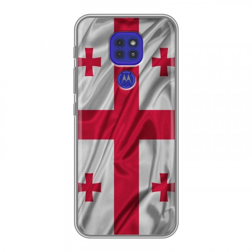 Дизайнерский силиконовый чехол для Motorola Moto G9 Play Флаг Грузии