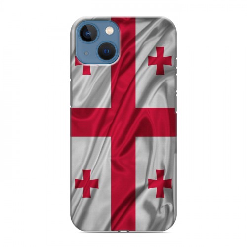 Дизайнерский силиконовый чехол для Iphone 13 Флаг Грузии