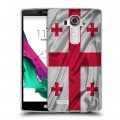 Дизайнерский силиконовый чехол для LG G4 Флаг Грузии