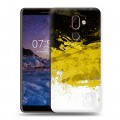 Дизайнерский пластиковый чехол для Nokia 7 Plus Российский флаг