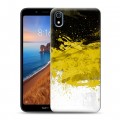 Дизайнерский силиконовый чехол для Xiaomi RedMi 7A Российский флаг