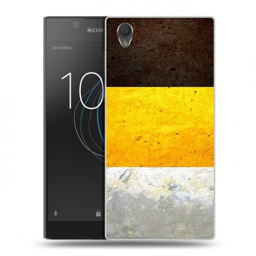 Дизайнерский пластиковый чехол для Sony Xperia L1 Российский флаг