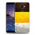 Дизайнерский пластиковый чехол для Nokia 7 Plus Российский флаг