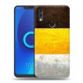 Дизайнерский силиконовый чехол для Alcatel 5V Российский флаг