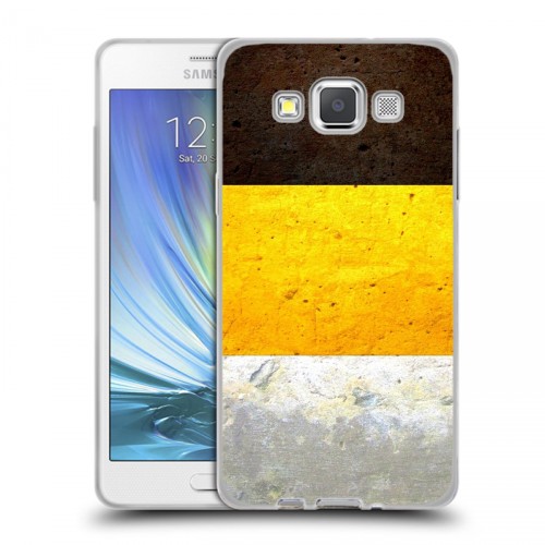 Дизайнерский пластиковый чехол для Samsung Galaxy A5 Российский флаг