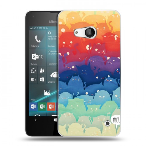Дизайнерский пластиковый чехол для Microsoft Lumia 550 Кошки
