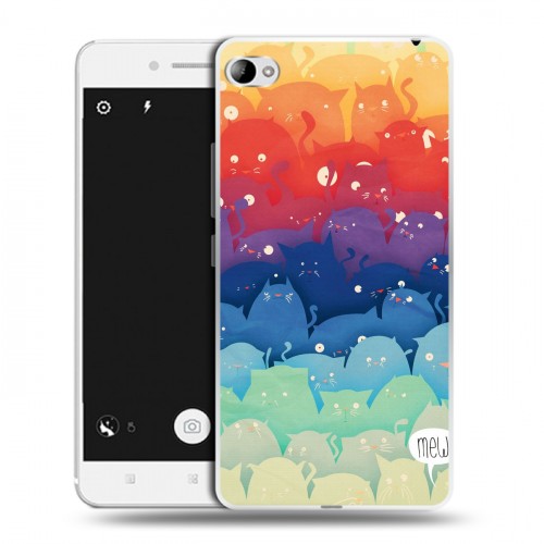 Дизайнерский пластиковый чехол для Lenovo S90 Кошки