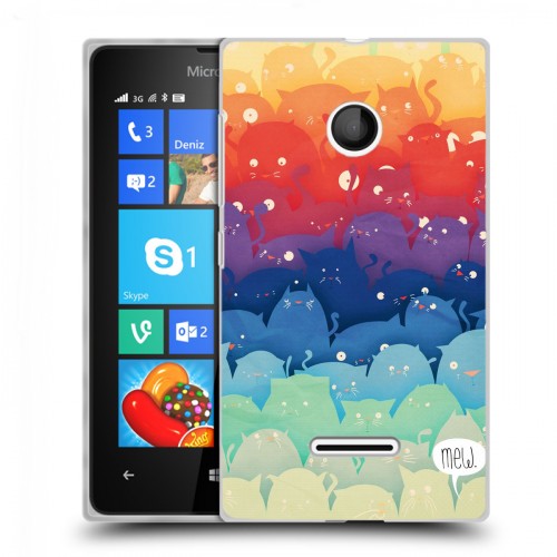 Дизайнерский пластиковый чехол для Microsoft Lumia 435 Кошки