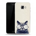 Дизайнерский пластиковый чехол для Samsung Galaxy C5 Кошки