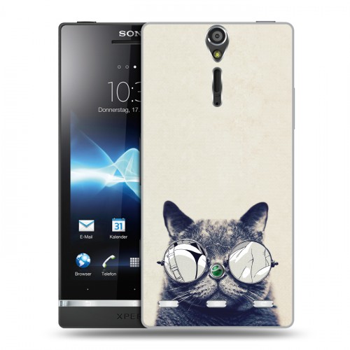 Дизайнерский пластиковый чехол для Sony Xperia S Кошки