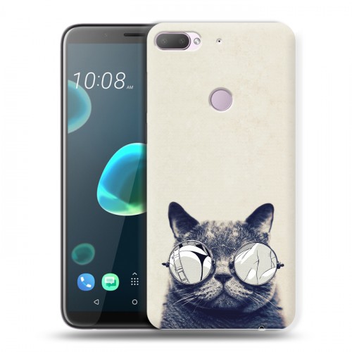 Дизайнерский пластиковый чехол для HTC Desire 12 Plus Кошки