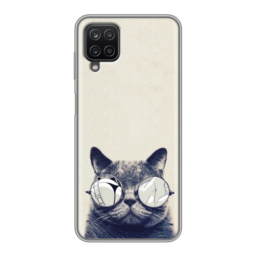 Дизайнерский пластиковый чехол для Samsung Galaxy A12 Кошки