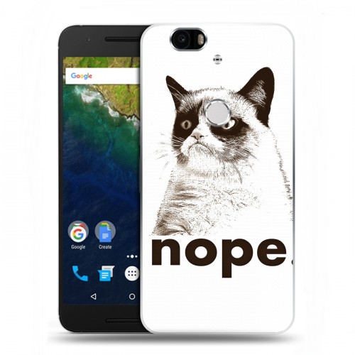 Дизайнерский силиконовый чехол для Google Huawei Nexus 6P Кошки