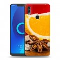 Дизайнерский силиконовый чехол для Alcatel 5V Апельсины