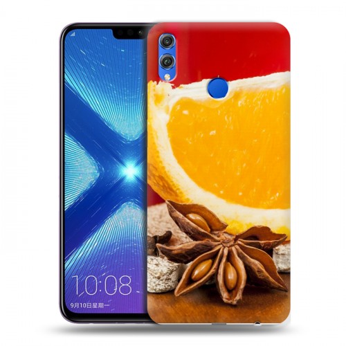 Дизайнерский силиконовый чехол для Huawei Honor 8X Апельсины