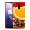 Дизайнерский пластиковый чехол для OnePlus 7 Апельсины