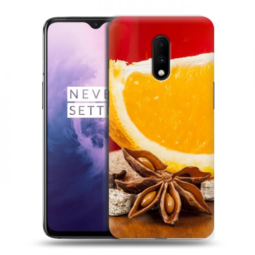 Дизайнерский пластиковый чехол для OnePlus 7 Апельсины