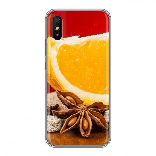 Дизайнерский силиконовый чехол для Xiaomi RedMi 9A Апельсины