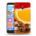 Дизайнерский пластиковый чехол для Nokia Lumia 1320 Апельсины