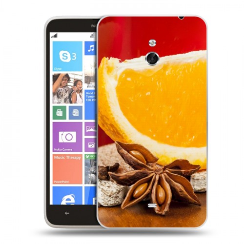 Дизайнерский пластиковый чехол для Nokia Lumia 1320 Апельсины