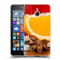 Дизайнерский пластиковый чехол для Microsoft Lumia 640 XL Апельсины