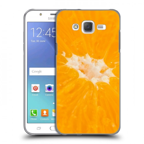 Дизайнерский пластиковый чехол для Samsung Galaxy J5 Апельсины
