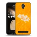 Дизайнерский пластиковый чехол для ASUS ZenFone Go 4.5 Апельсины