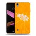 Дизайнерский пластиковый чехол для LG X Style Апельсины