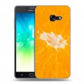 Дизайнерский силиконовый с усиленными углами чехол для Samsung Galaxy A3 (2017) Апельсины