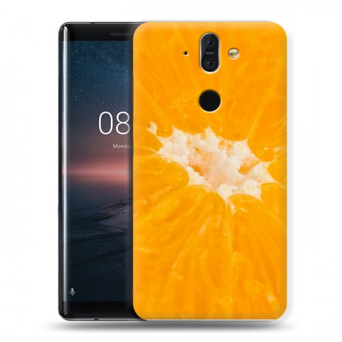 Дизайнерский силиконовый чехол для Nokia 8 Sirocco Апельсины