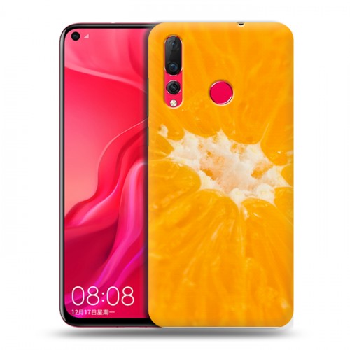 Дизайнерский пластиковый чехол для Huawei Nova 4 Апельсины