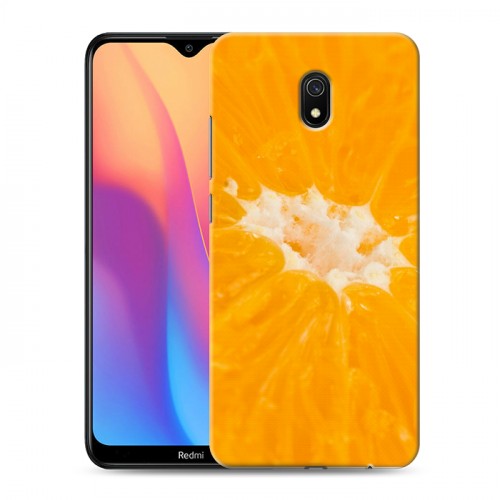 Дизайнерский силиконовый с усиленными углами чехол для Xiaomi RedMi 8A Апельсины