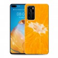 Дизайнерский пластиковый чехол для Huawei P40 Апельсины