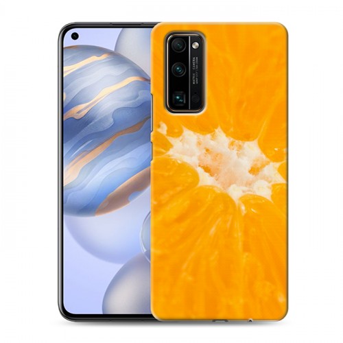 Дизайнерский силиконовый с усиленными углами чехол для Huawei Honor 30 Апельсины